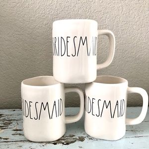 Bridesmaid Rae Dunn mugs SET of 3 New unused